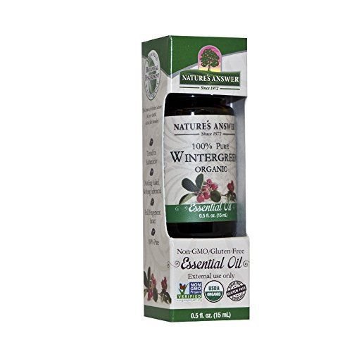 Nature's Answer 100% Pure Organic Essential Oil 0.5-Ounce Wintergreen