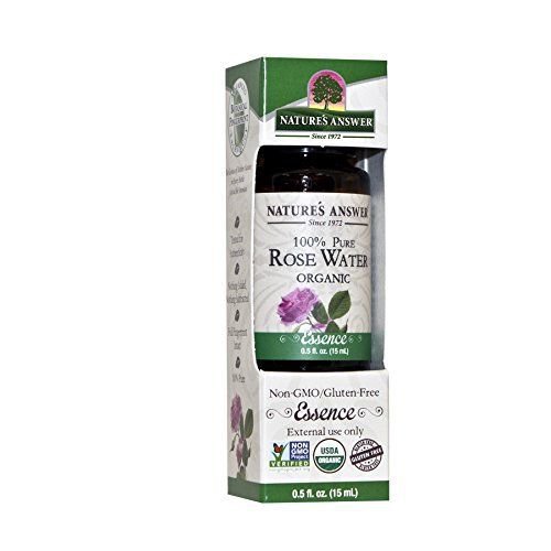 Nature's Answer 100% Pure Organic Essential Oil 0.5-Ounce Rosewater