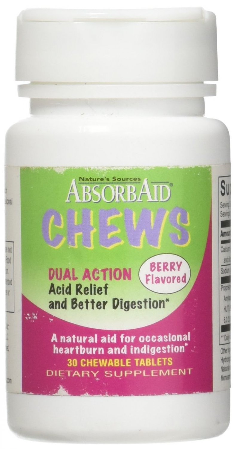 ABSORBAID Chews 30 Tablets 0.02 Pound