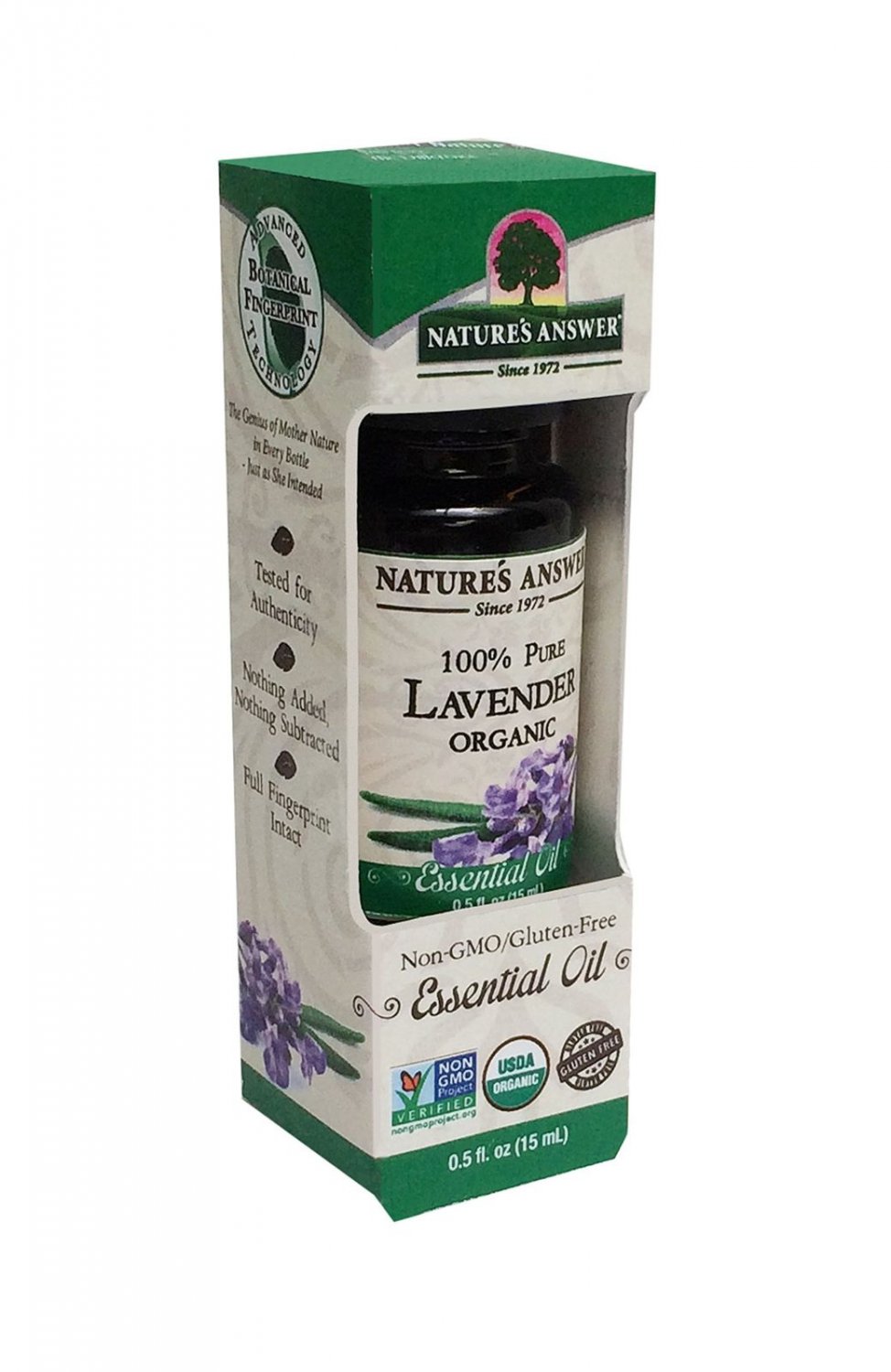 Nature's Answer 100% Pure Organic Essential Oil Lavender 0.50 oz