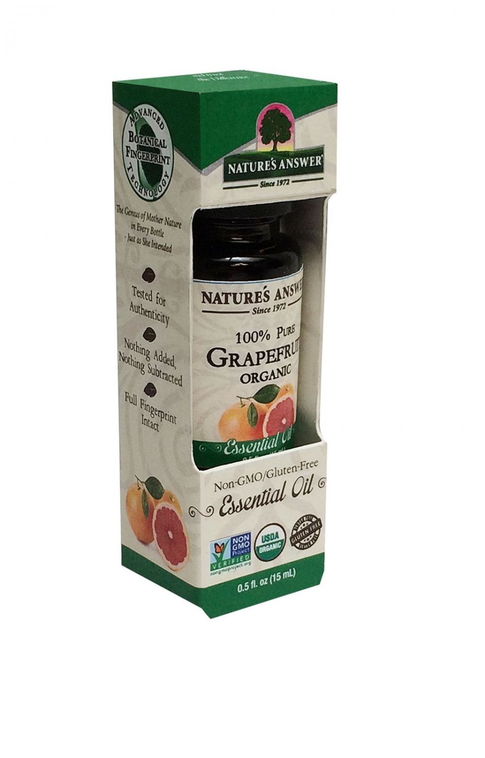 Nature's Answer Pure Organic Grapefruit Essential Oil 0.50 oz
