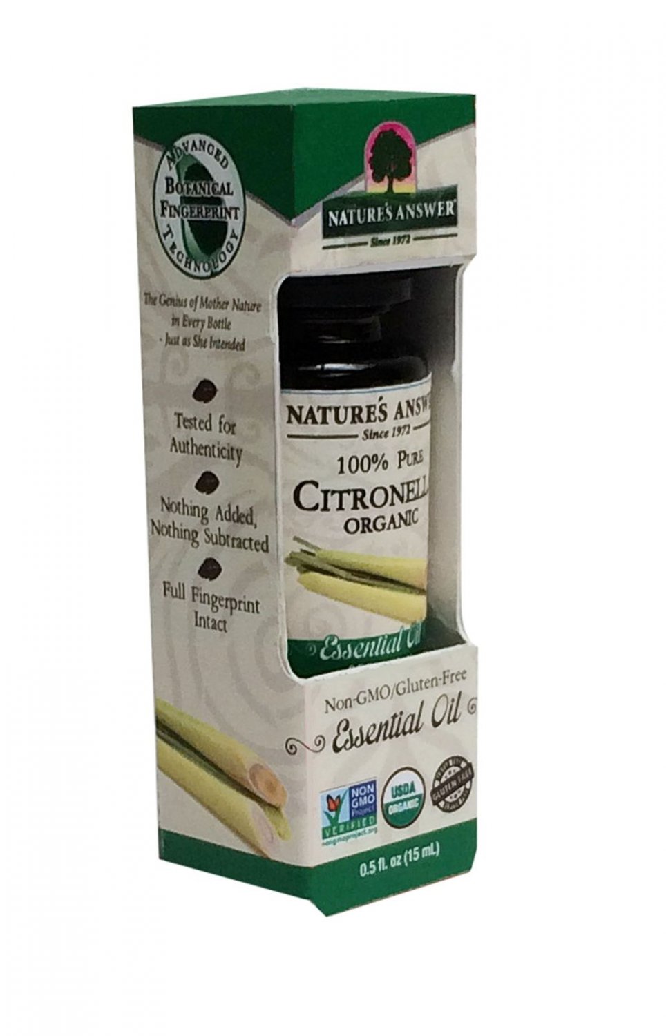 Nature's Answer 100% Pure Organic Essential Oil Citronella0.50 Ounce