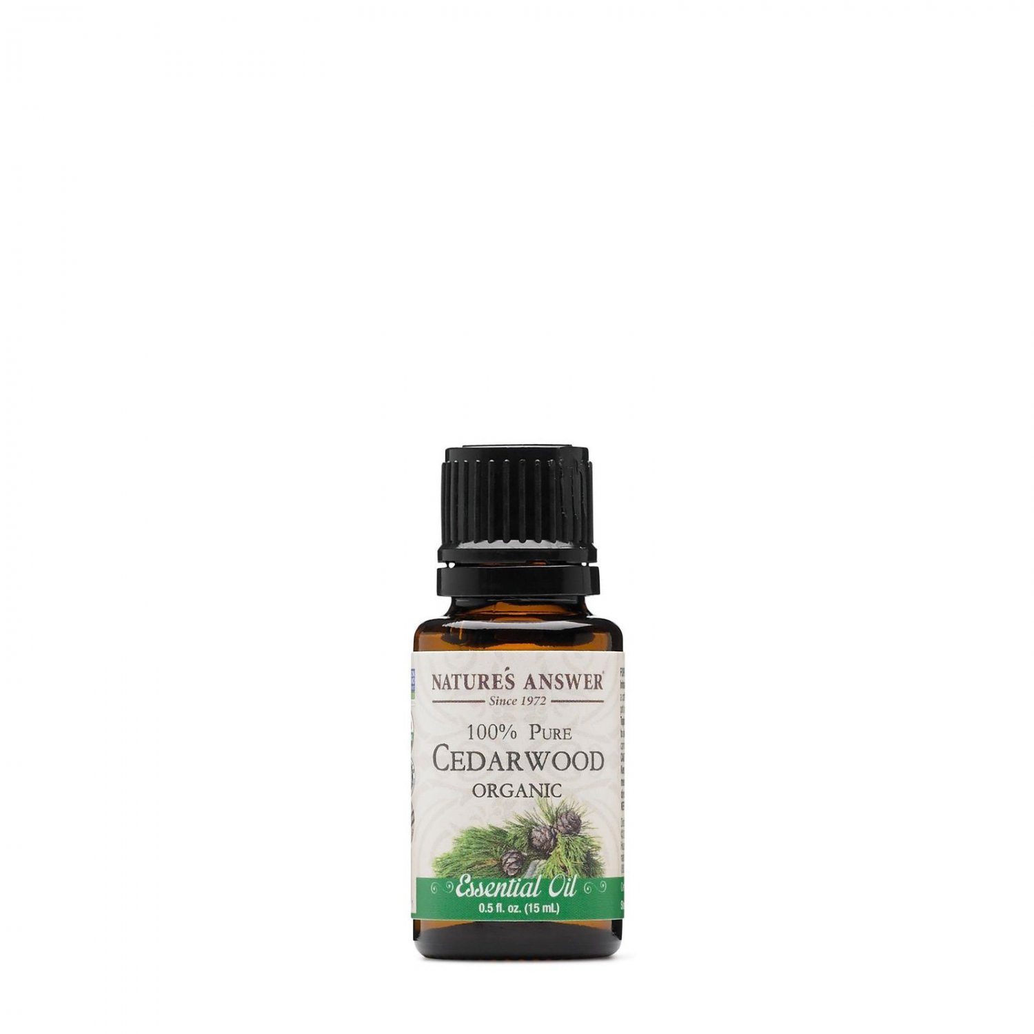 Nature's Answer 100% Pure Organic Essential Oil 0.5-Ounce Cedar Wood