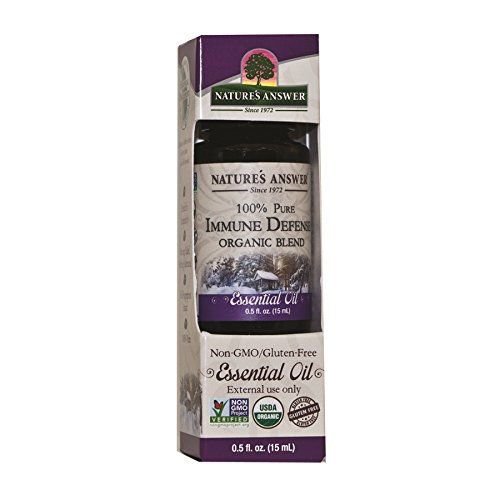 Nature's Answer 100% Pure Organic Essential Oil Blend 0.5-Ounce Immune Defense