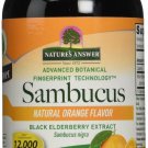 Nature's Answer Alcohol-Free Sambucus Supplement Orange 8 Fluid Ounce 8-Ounce