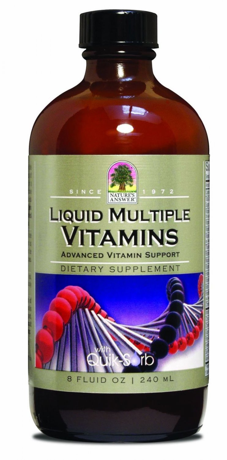 Nature's Answer Liquid Multiple Vitamins 8-Fluid Ounces