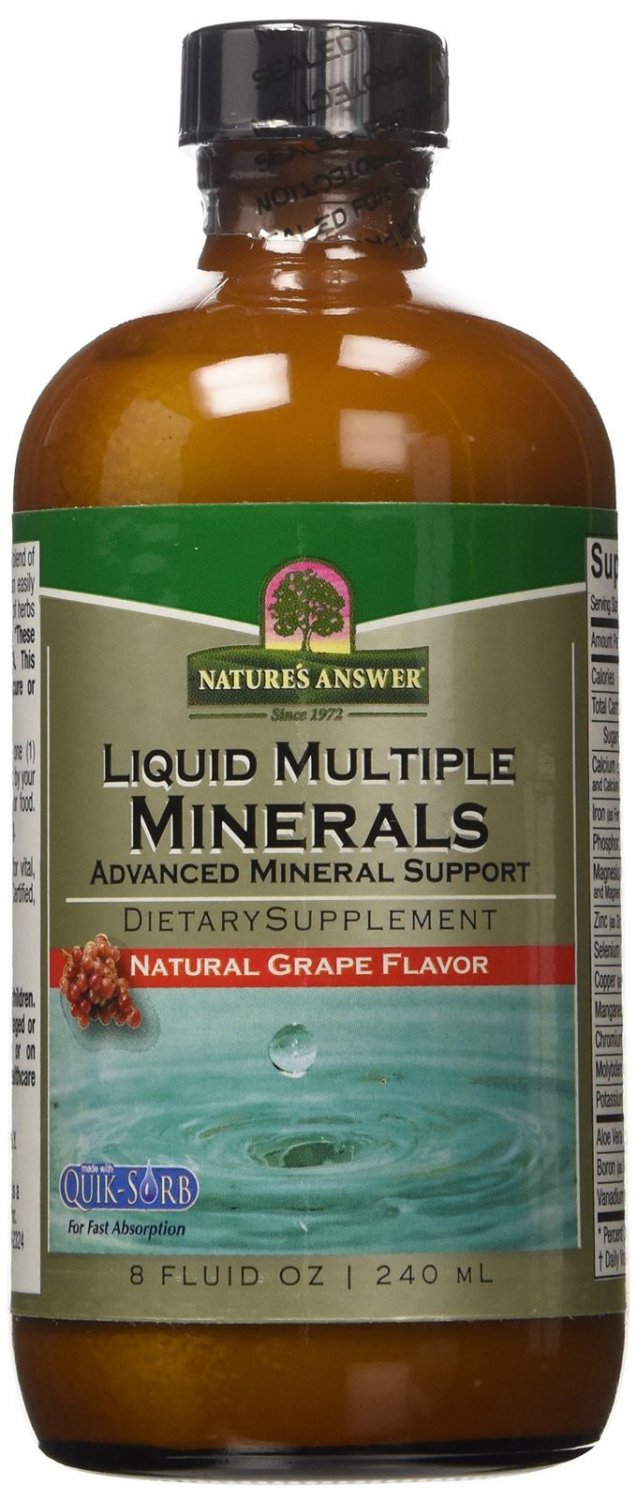 Nature's Answer Liquid Multiple Minerals 8-Fluid Ounces