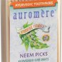 Auromere Ayurvedic Toothpicks Neem 100 Count