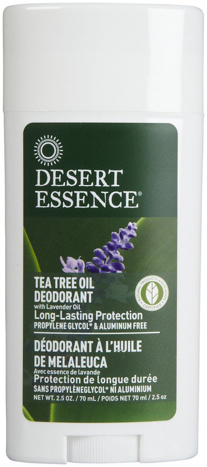 Desert Essence Tea Tree Deodorant  Lavender - 2.5 oz