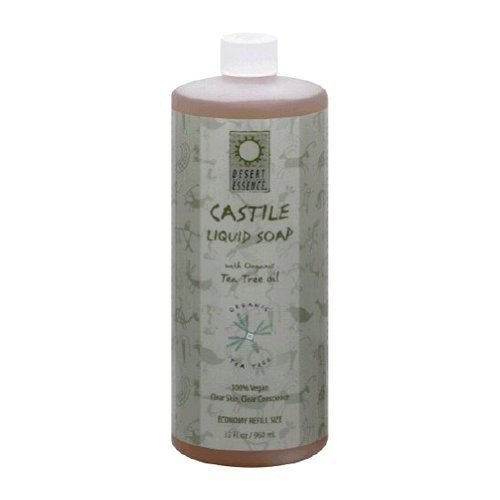 Desert Essence Liquid Soap Castile 32 Ounce
