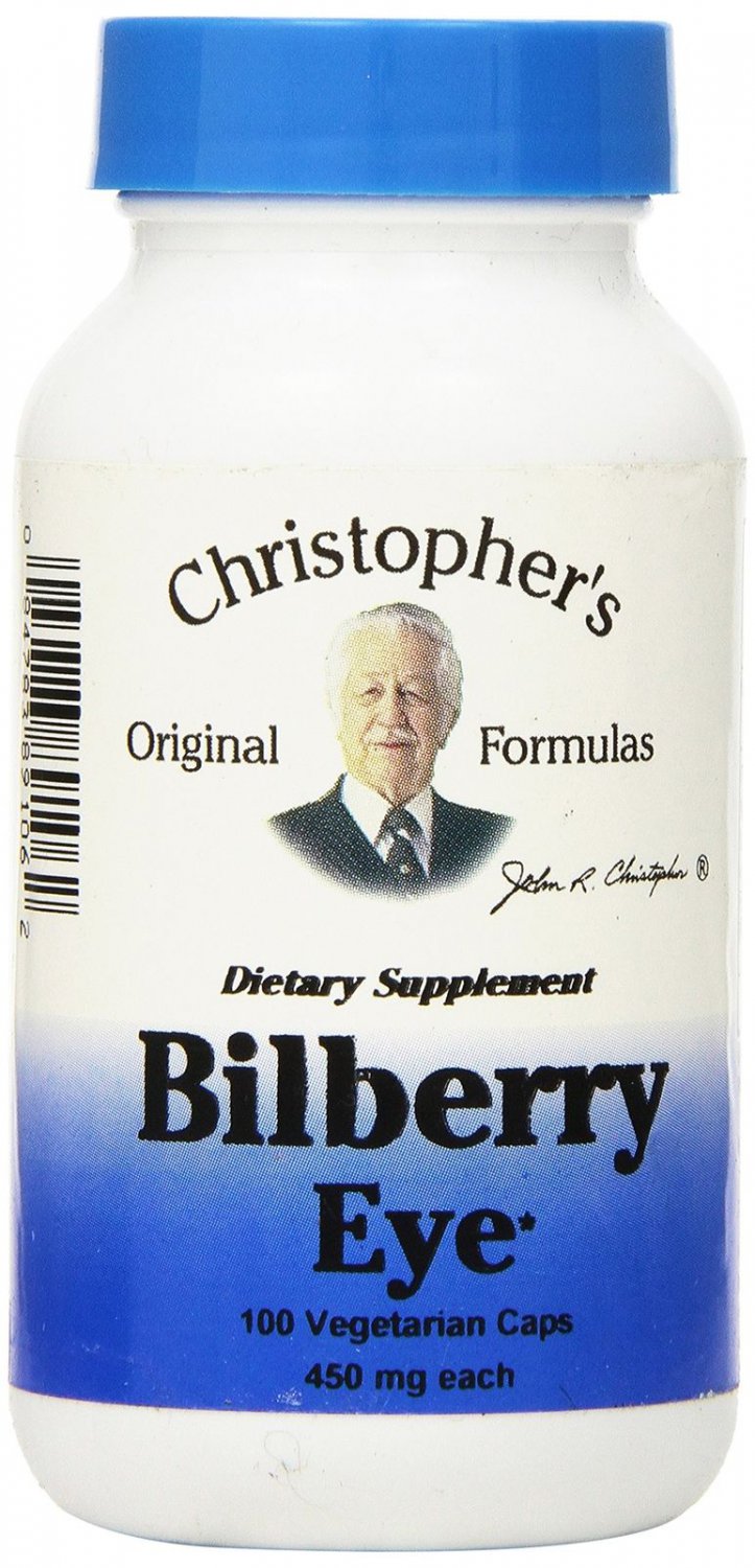 Dr Christopher's Formula Bilberry Eye 100 Count