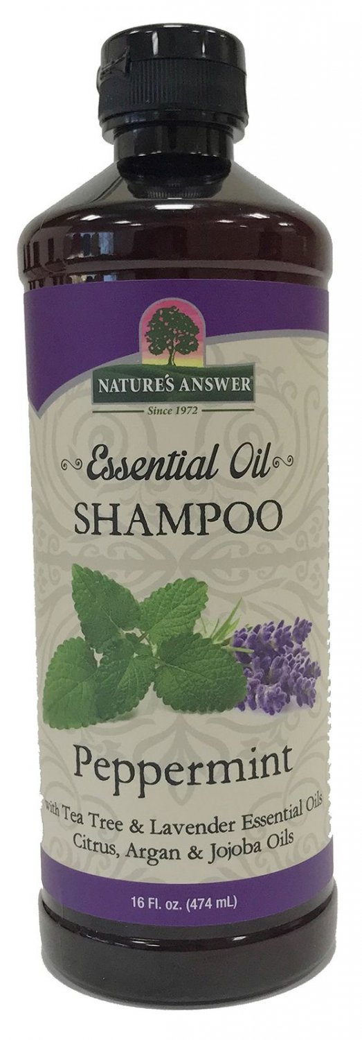 Nature's Answer Essential Oil Shampoo Peppermint 16-Ounce