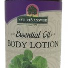 Nature's Answer Essential Oil Body Lotion Peppermint 16-Ounce