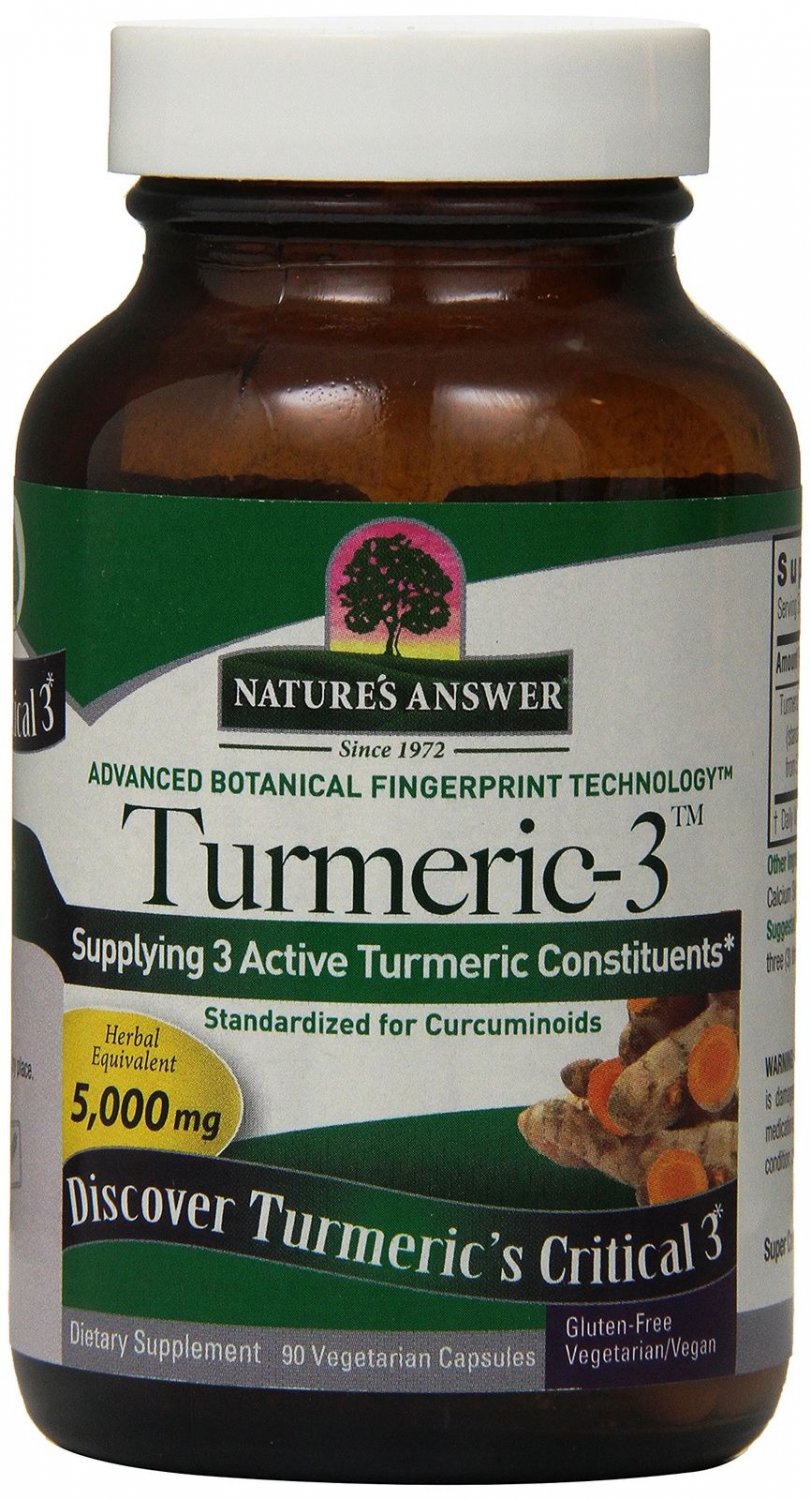 Nature's Answer Turmeric-3 90-Count