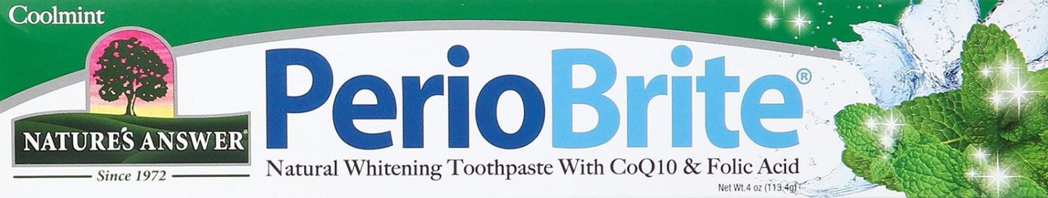 Nature's Answer Periobrite Natural Toothpaste 4 Ounce Cool Mint