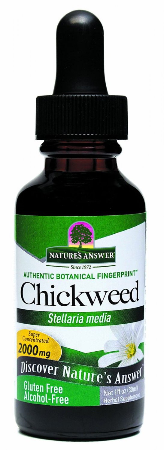 Nature's Answer Alcohol-Free Chickweed Herb 1-Fluid Ounce
