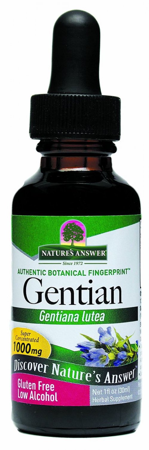 Nature's Answer Gentian Root with Organic Alcohol 1-Fluid Ounce