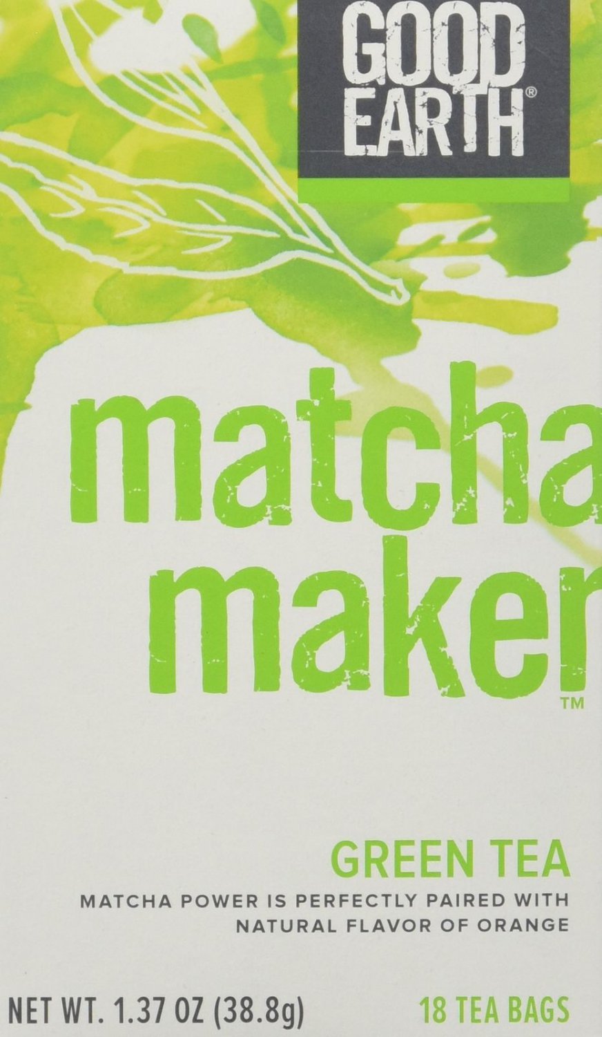 Good Earth Super Green Tea Matcha Maker Green Tea - 18 Ct. Box
