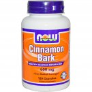 NOW Foods - Cinnamon Bark 600 mg. - 120 Capsules