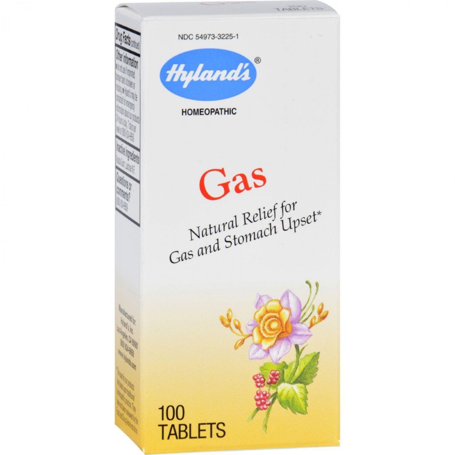 Hyland's Gas 100 Tabs