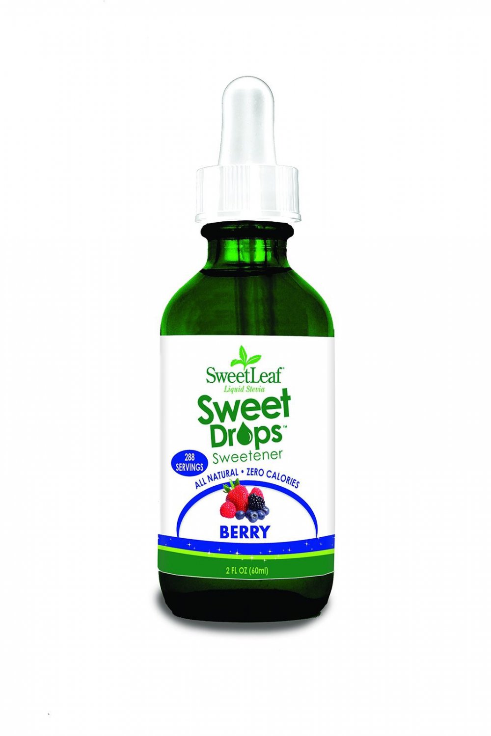 SweetLeaf Sweet Drops Liquid Stevia Sweetener Berry 2 Ounce