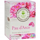 Traditional Medicinals Pau D'arco Caffeine Free Herbal Tea Bags 16 Count