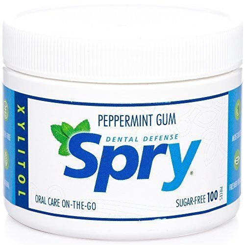 Xlear Inc (Xclear), Spry, Chewing Gum, Sugar Free, Peppermint