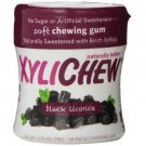 Xylichew - Naturally Better Sugar-Free Chewing Gum Licorice - 60 Pieces