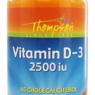 Thompson - Vitamin D3 As Cholecalciferol Lemon Flavor 2500 IU - 90 Chewable