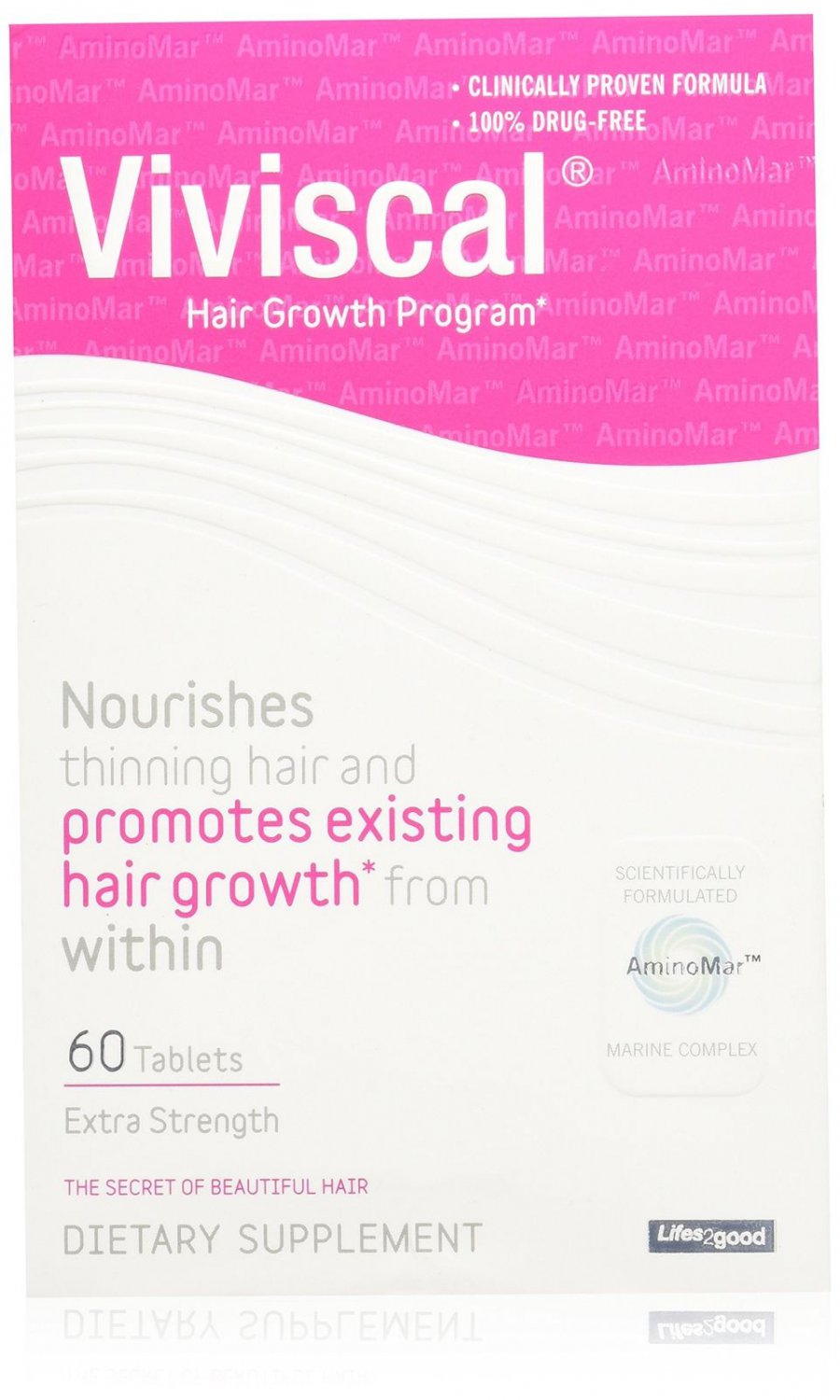 Viviscal Extra Strength Hair Nutrient Tablets 60-Tablets (Packaging May Vary)