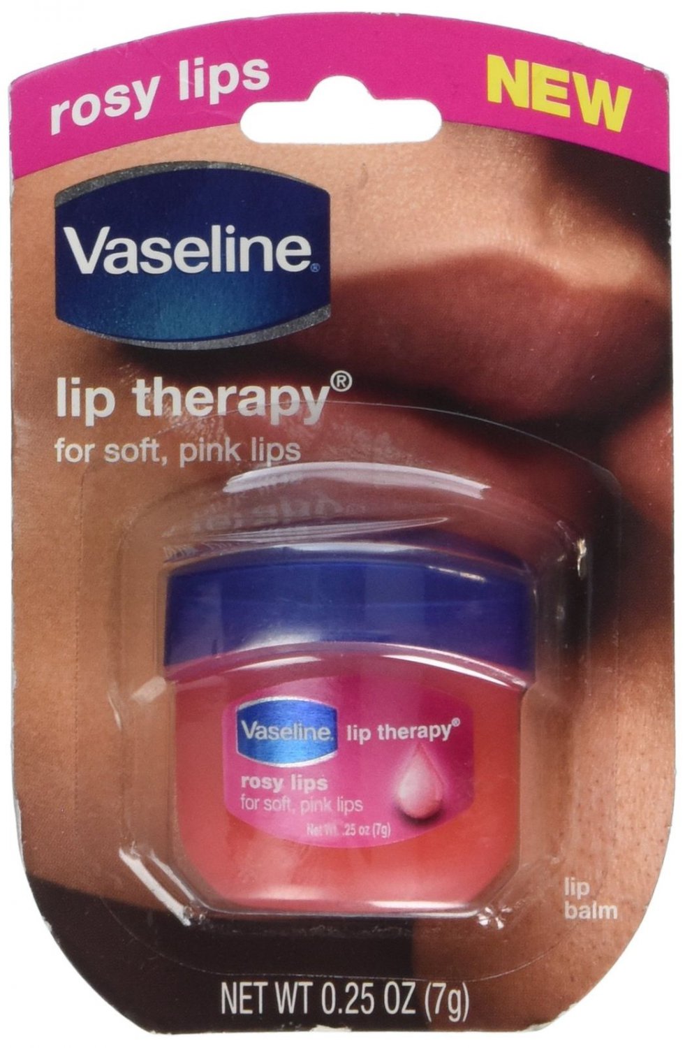 Vaseline Lip Therapy Rosy Lips 0.25 Oz. (Pack of 3)