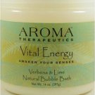 Aroma Therapeutics Vital Energy Natural Bubble Bath - Verbena & Lime