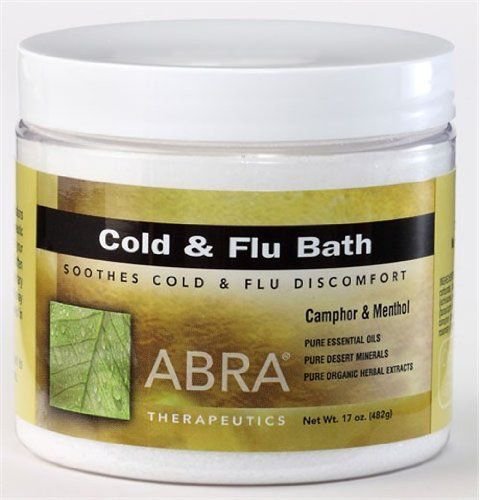 Abra Therapeutics Cold and Flu Bath Camphor and Menthol 17 oz