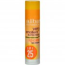 Alba Botanica Sunblock Lipcare SPF 25 -- 0.15 oz