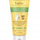 Babo Botanicals SPF 30 Clear Zinc Lotion - Fragrance Free 3 Ounces