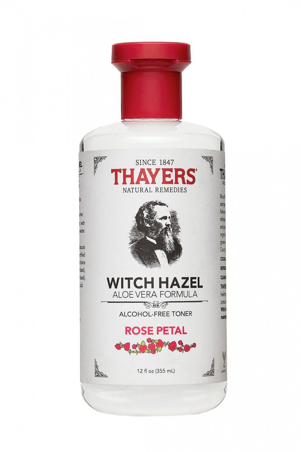 Thayers Alcohol-Free Rose Petal Witch Hazel with Aloe Vera 12 Fluid Ounce