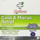 Similasan Cold and Mucus Relief Junior Strength Tablets 40 Count