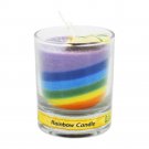 Aloha Bay 1010354 Aloha Bay Votive Jar Candle - Unscented Rainbow - Case of 12