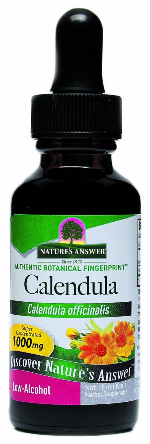 Nature's Answer Calendula Flower with Organic Alcohol 1-Fluid Ounce