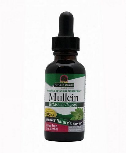 Nature's Answer Mullein Leaf with Organic Alcohol 1-Fluid Ounce