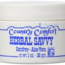 Country Comfort Herbal Savvy Comfrey Aloe Vera 1 oz
