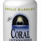 Source Naturals Coral Calcium/Magnesium 2:1 Ratio 180 Tablets