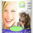 Lumino Wellness Food Grade Diatomaceous Earth for Pets & People 9 Oz