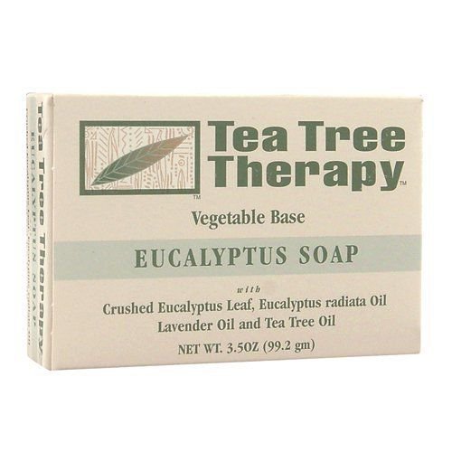 Tea Tree Therapy Eucalyptus Soap Vegetable Base 3.5 Ounce 1-Pack