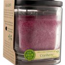Palm Wax Candle Cranberry Burgundy Aloha Bay 8 oz Glass Jar
