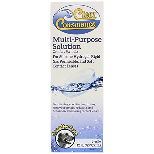Clear Conscience Multi Purpose Solution for Soft Contact Lenses 12 Ounce