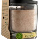 Palm Wax Candle Chai Spice Light Brown Aloha Bay 8 oz Glass Jar