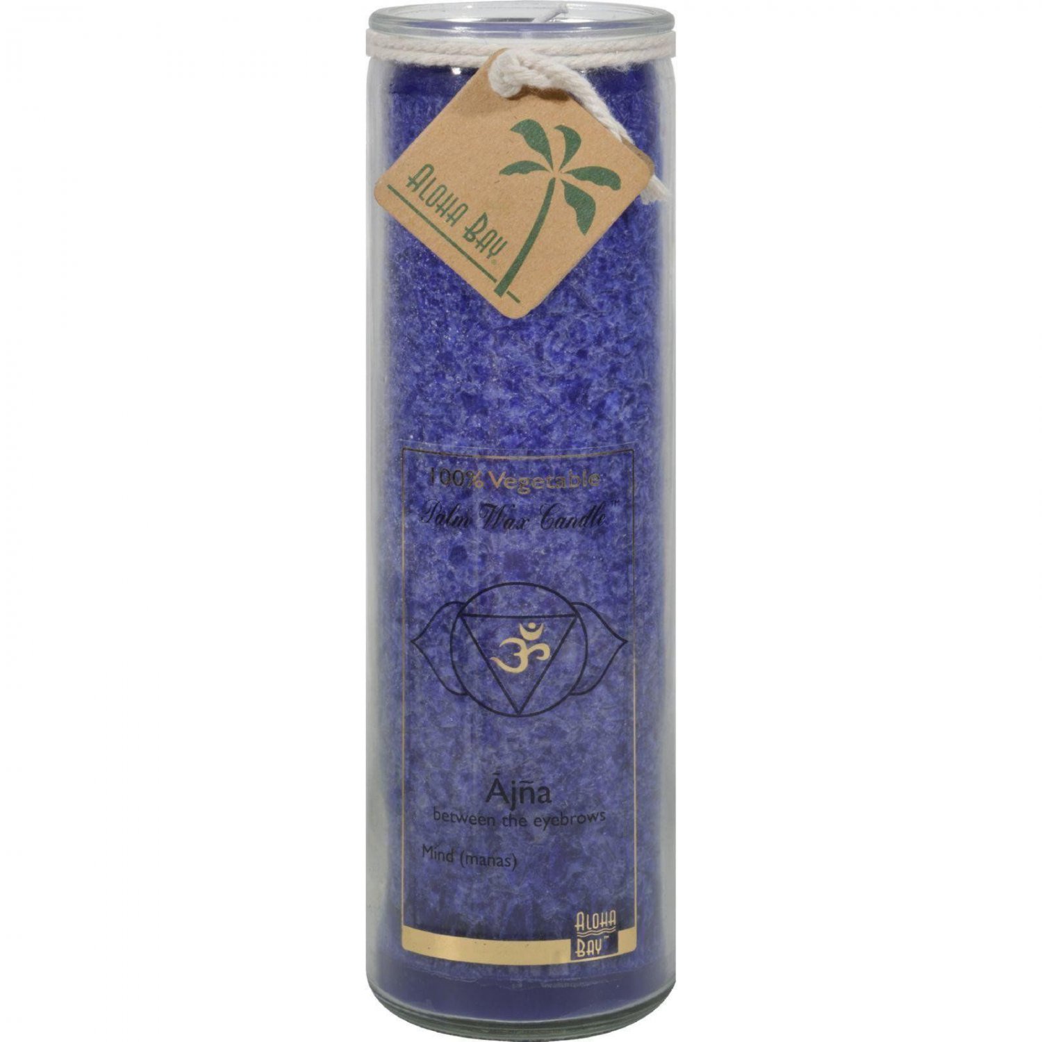 Aloha Bay Candle Chakra Jar Unscented Indigo17 OZ