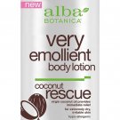 Alba Botanica Very Emollient Coconut Rescue Body Lotion 32 Ounce