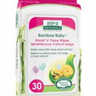 Aleva Naturals Bamboo Baby Hand 'n' Face Wipes 30 Count